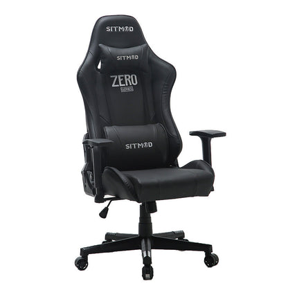 MUSSO ZERO Series Black-White Gaming Chair Headrest Adjustable Arms Sturdy Base Ergonomic Support for Extended Gaming & Office Work Sessions