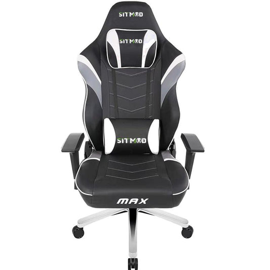 Ergonomic Gaming Chair High Back PU Leather Racing Style Computer Chair with Adjustable Headrest Lumbar Pillow 180° Reclining Swivel Office Chair